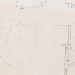 Armchair plan, elevations