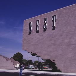 Exterior view, detail of co...