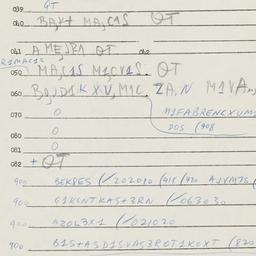 Eastern questionnaire, answ...