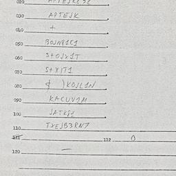 Eastern questionnaire, answ...