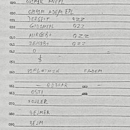Eastern questionnaire, answ...