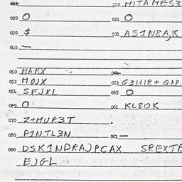 Eastern questionnaire, answ...