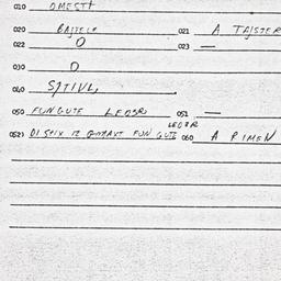 Eastern questionnaire, answ...