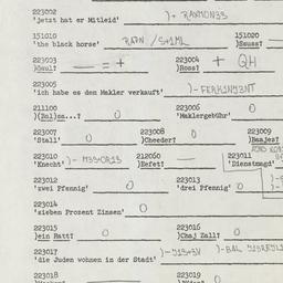 Western questionnaire, answ...