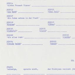 Western questionnaire, answ...