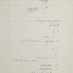Eastern questionnaire, blue...