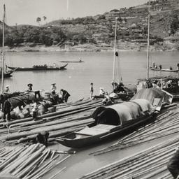 Sticks, Boats, River
