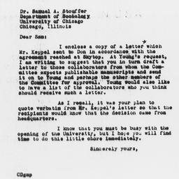 Letter from Charles Dollard...