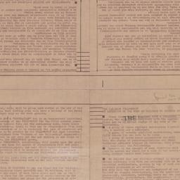 Text layout, four quadrants