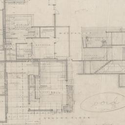 Plan and section