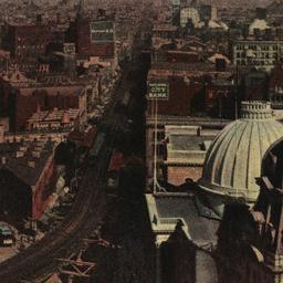 Birds Eye View of Fulton St...