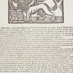 Illustrissimo et Eccellenti...
