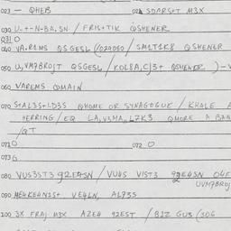 Eastern questionnaire, answ...