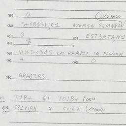 Eastern questionnaire, answ...