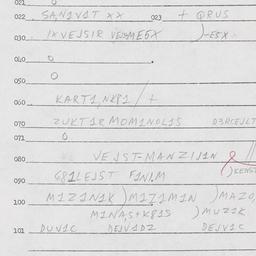 Eastern questionnaire, answ...