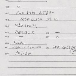 Eastern questionnaire, answ...