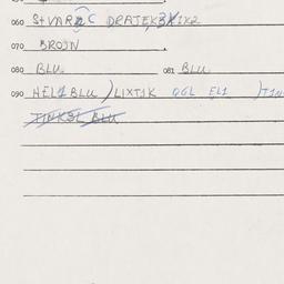 Eastern questionnaire, answ...