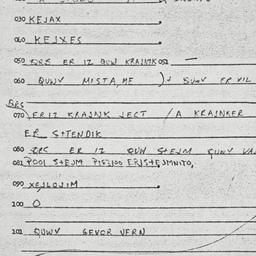 Eastern questionnaire, answ...