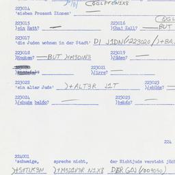 Western questionnaire, answ...