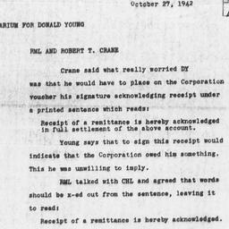 Memorandum from Robert M. L...