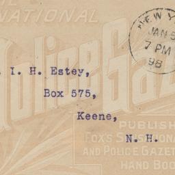 National Police Gazette. Po...