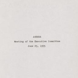 Executive Committee Meeting