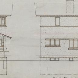 Front, rear elevations