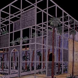 Perspective drawing, seen f...