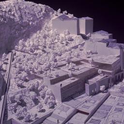 Model, aerial view.