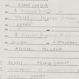 Eastern questionnaire, answ...