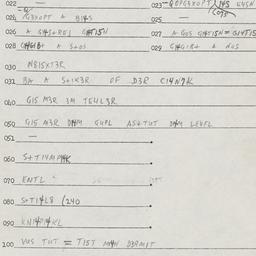 Eastern questionnaire, answ...