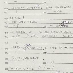 Eastern questionnaire, answ...