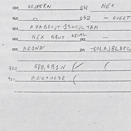 Eastern questionnaire, answ...