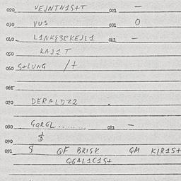 Eastern questionnaire, answ...