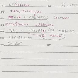 Eastern questionnaire, answ...