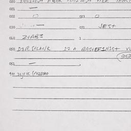 Eastern questionnaire, answ...