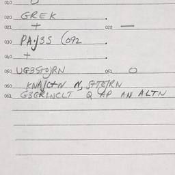 Eastern questionnaire, answ...