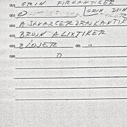 Eastern questionnaire, answ...