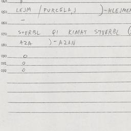 Eastern questionnaire, answ...