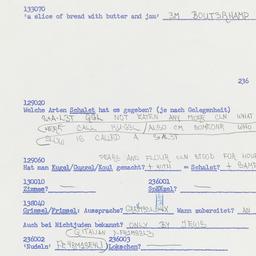 Western questionnaire, answ...