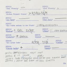 Western questionnaire, answ...