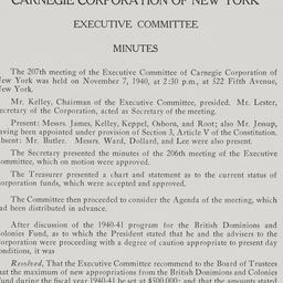Executive Committee Meeting...