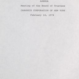 Meeting of the Board of Tru...