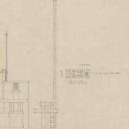 Tower flagstaff elevations,...