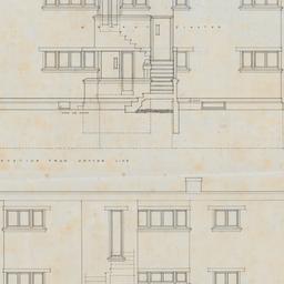 Longitudinal section, left ...