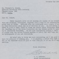 C. W. Marshall To Ted Conant