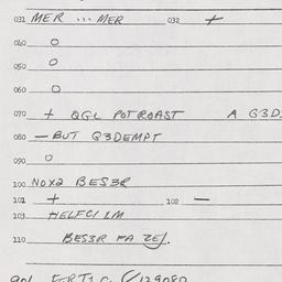 Eastern questionnaire, answ...