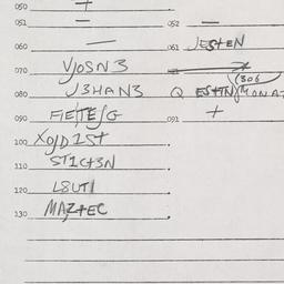 Eastern questionnaire, answ...