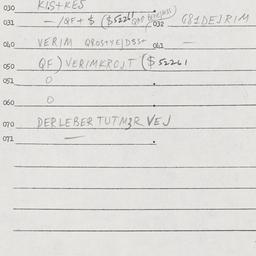Eastern questionnaire, answ...