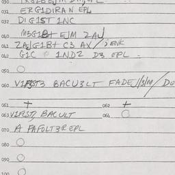 Eastern questionnaire, answ...